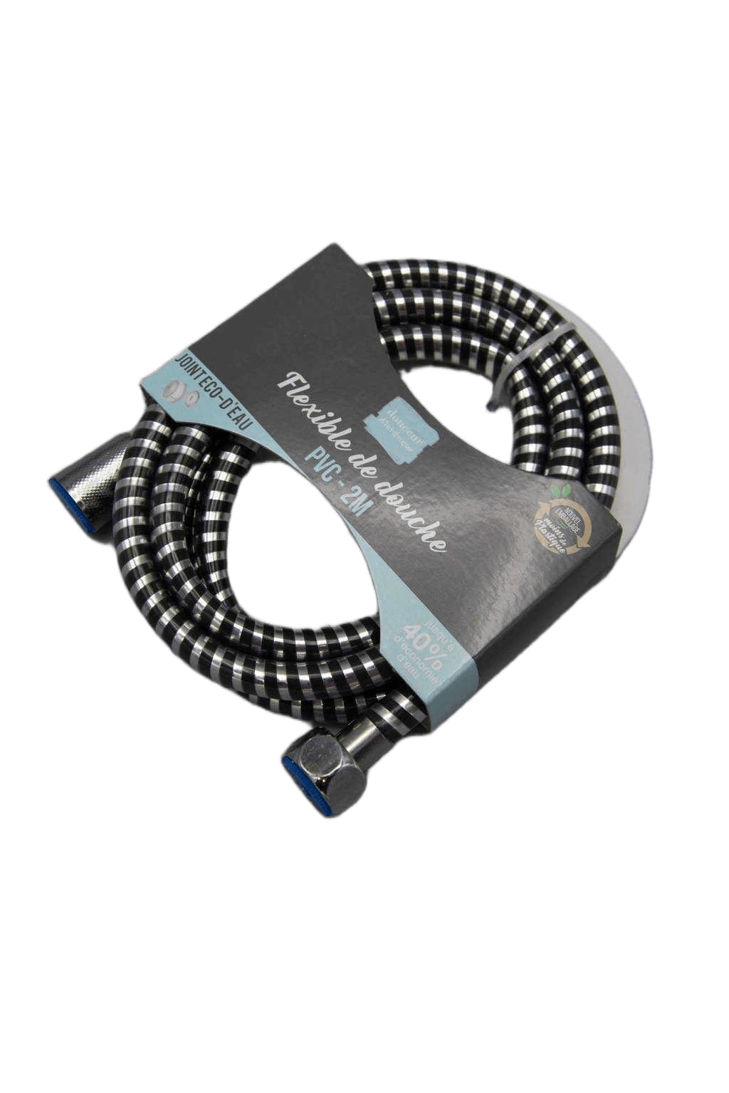 Shower Hose 2 M Pvc Hydro Black