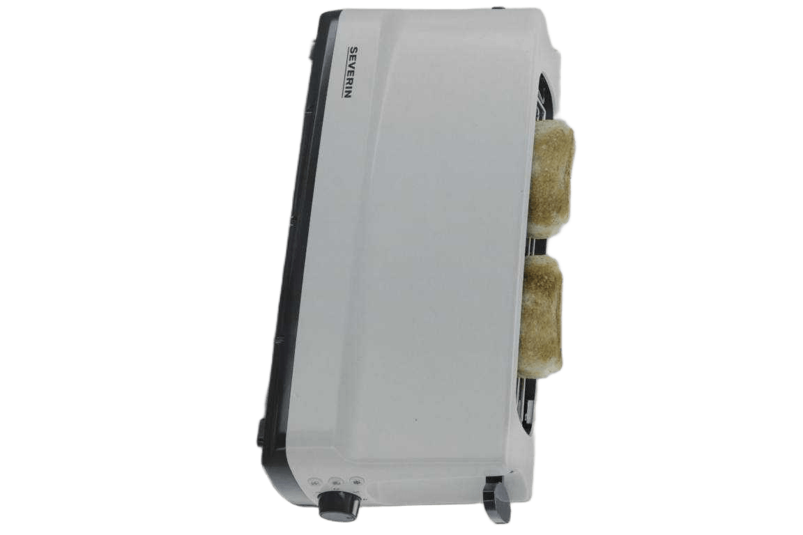 Toaster Automatic Long Slot Start Approx. 800 W, 2 Slices, Integrated Bun Warmer, Defrost Button Reheat Button And Mid Cycle Cancel Button With Individual Pilot Light, Variable Width Bread Slots For Even Browning