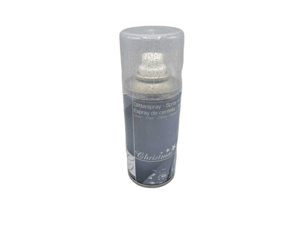 Christmas Glitter Spray Silver 150 Ml 1cl=