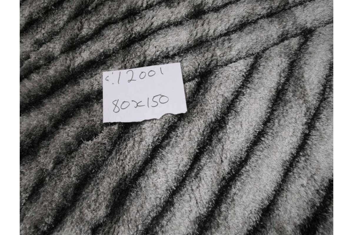 Carpet Polyester Soft & Silk Shaggy 3d Grey