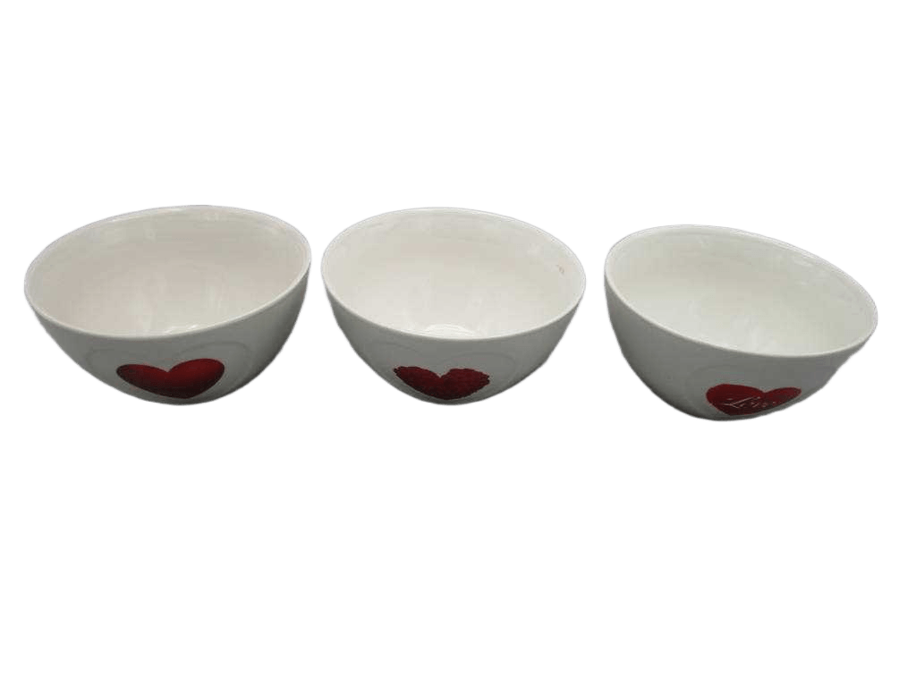 Bowl D13,4/5,5x7,1cm 450ml 3as