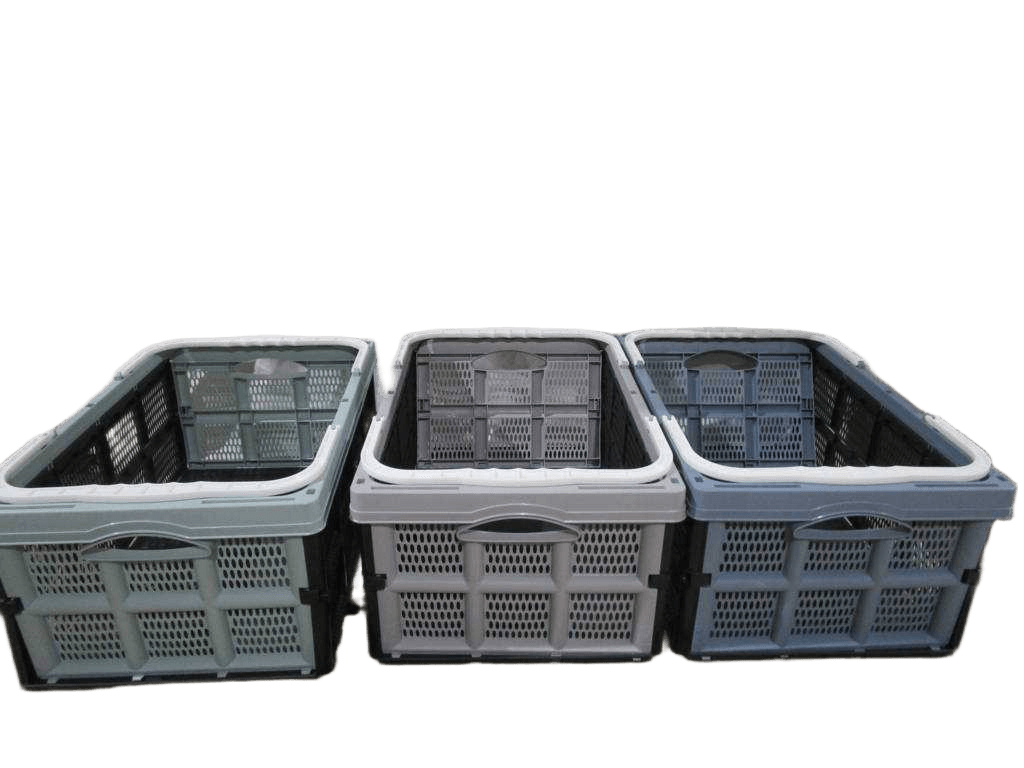 Crate Foldable Grips 32lt 3ass 1cl=