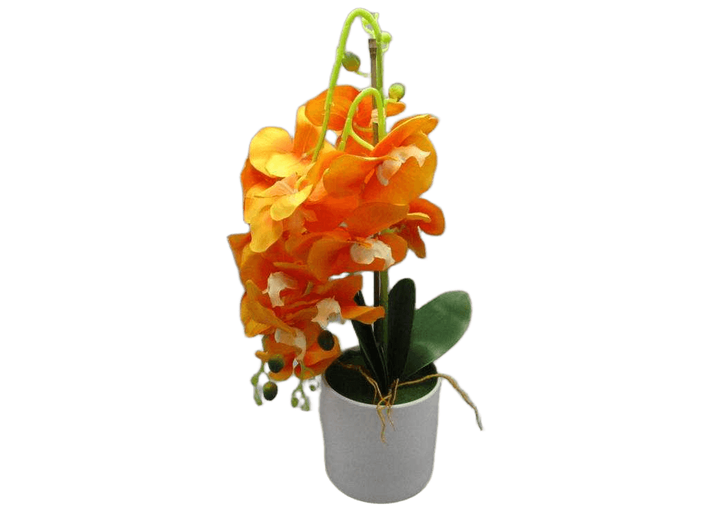 Artificial Orchid In Pot 3 Branchs
