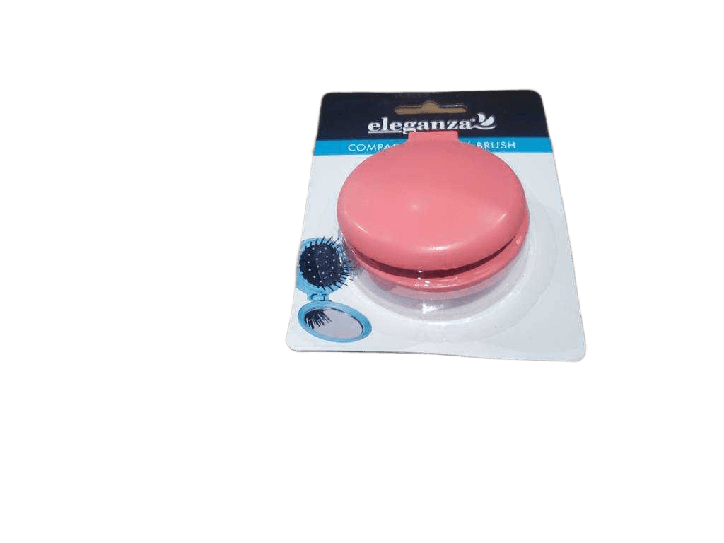 Hairbrush And Mirror Foldable