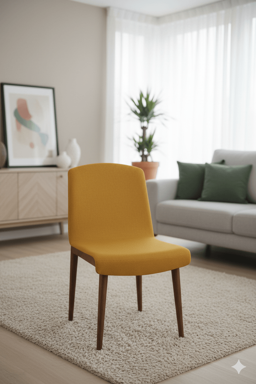 Chair Metal Yellow 1cl=