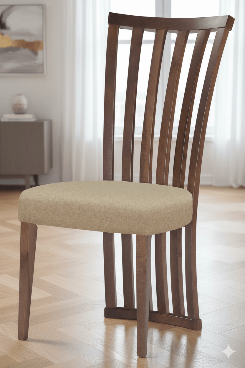 Chair Solid Wood Structure Clr: Magnolia Ref:cb-3820ybh (1c/2ac)