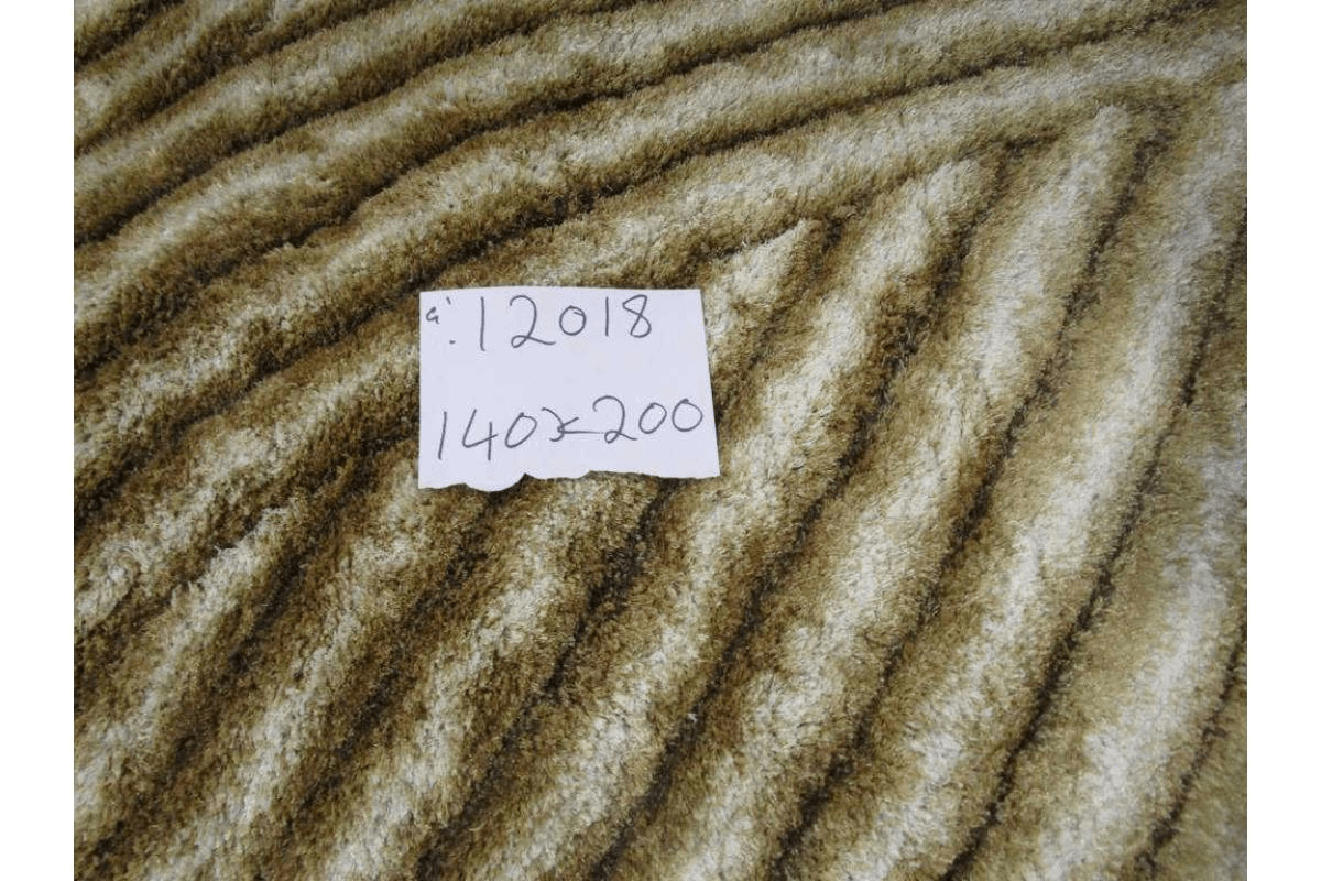 Carpet Polyester Soft & Silk Shaggy 3d Brown