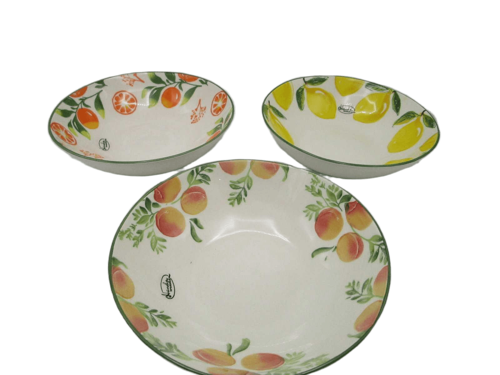 Bowl Dia 26cm Stoneware 3ass