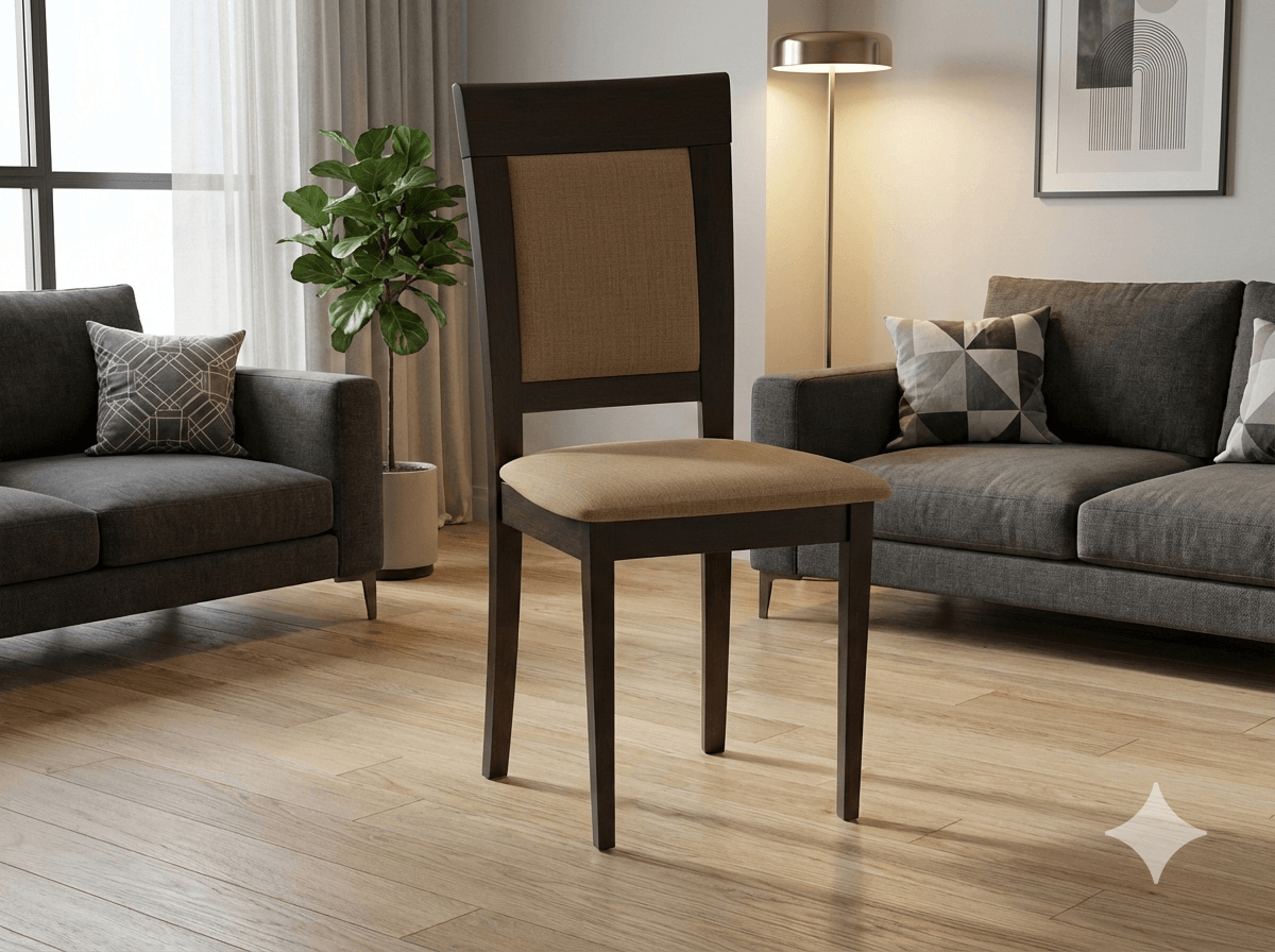 Chair Beech Solid Wood460*540*950wood: Burn Beech Fabric:magnolia 1cl=