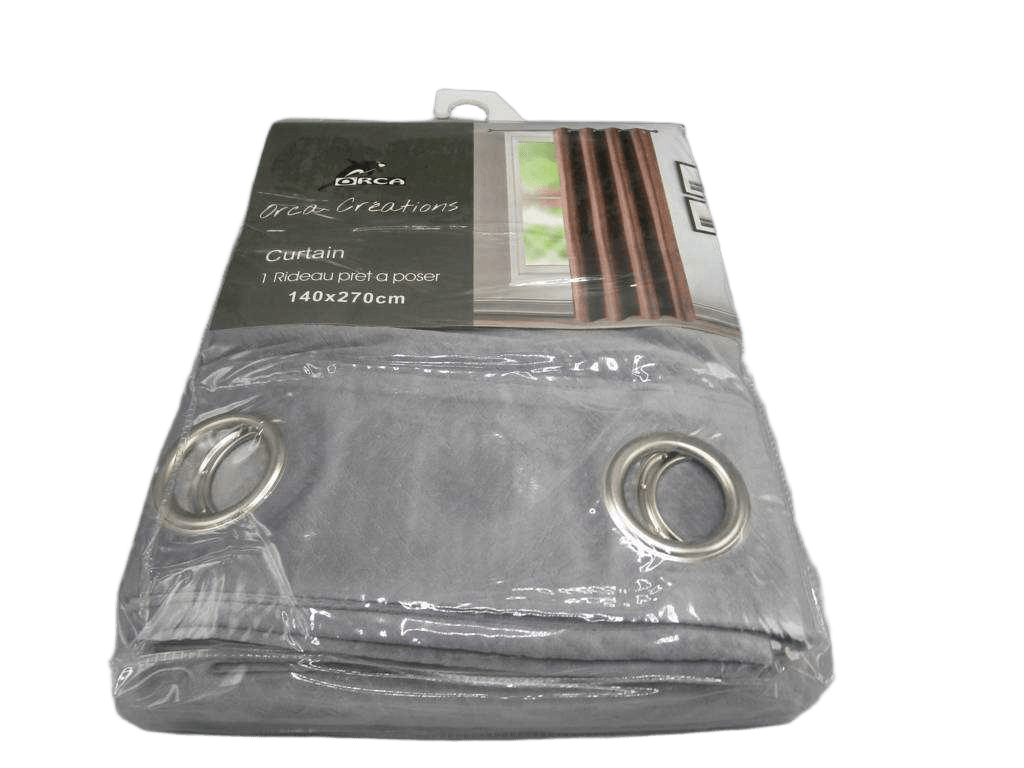 Curtain Velvet 140 X 270 Cm - 8 Rings 100% Polyester