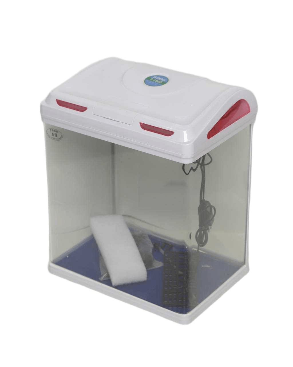 Aquarium 35l Without Cabinet With Led Lamp+ Water Aspirator 10w 27*39*45 35l White