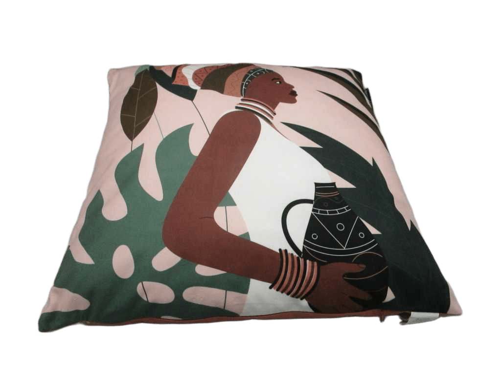 Cushion Vacuum Removable Cover 45 X 45 Cm Printed Velvet Limani