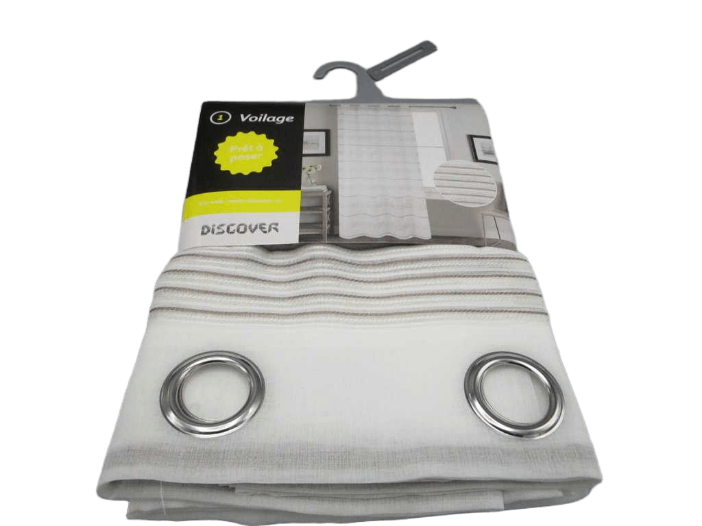 Curtain 8 Rings Cm 100% Polyester Gsm 65 Gr