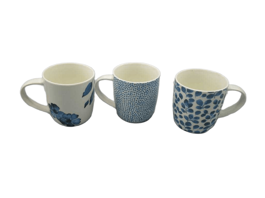 Mug 330ml Porcelain 3ass 1cl=