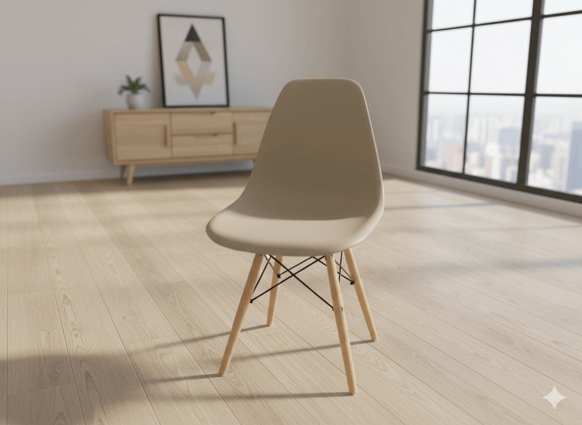 Chair Pp, 3.45kg Beech Wood Leg Beige Gr-0353*46*82.5
