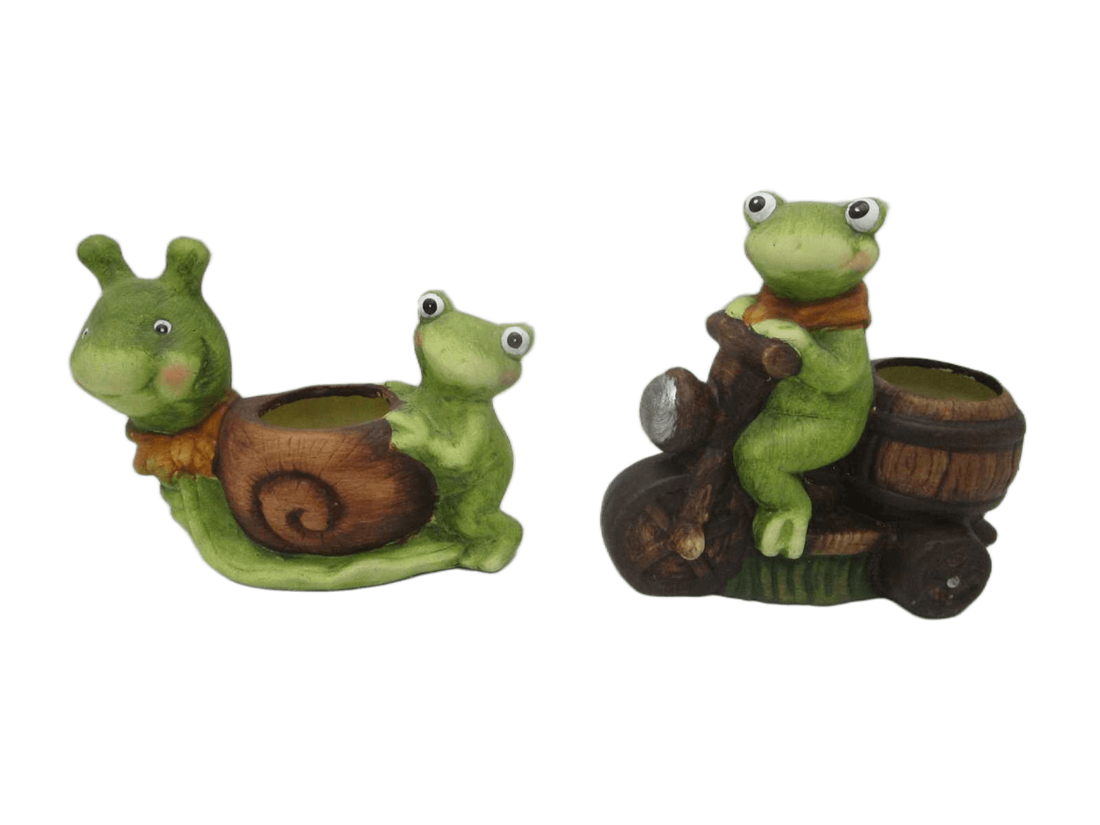 Flower Pot Frog Ceramic 15cm