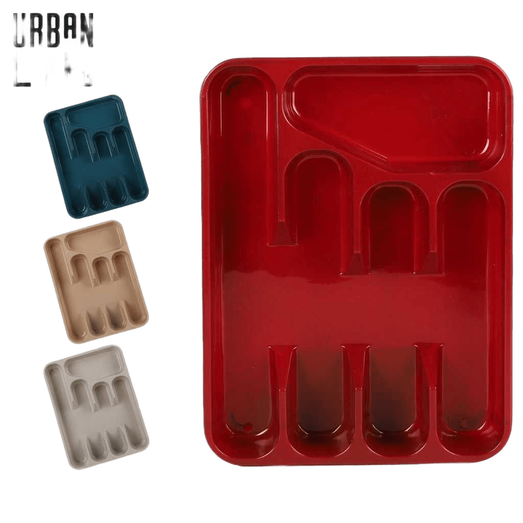 Utensils Organizer Kitchen Design 33x25cm 4 Colors Grey/White/Red/Taupe