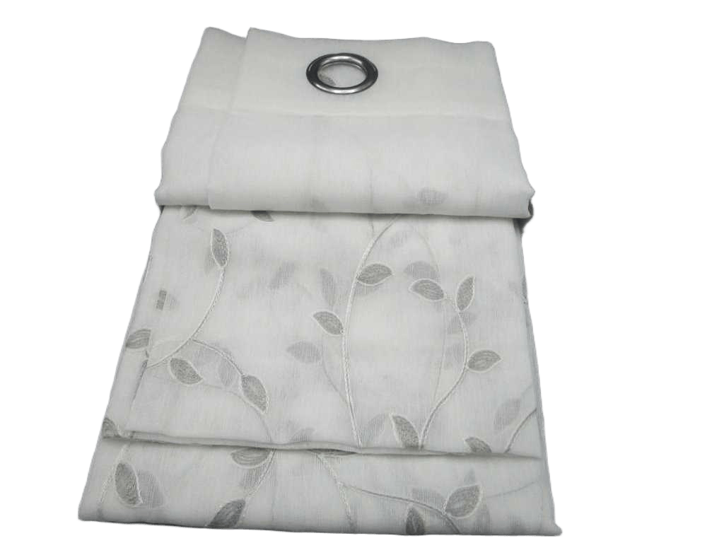 Curtain 140x280 Cm 100% Polyester 8 Ring 110gsm With Packing Hanger