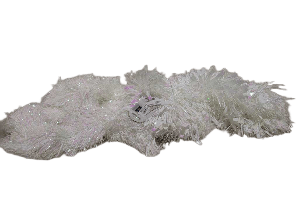 Tinsel Boa 150x8x2m White