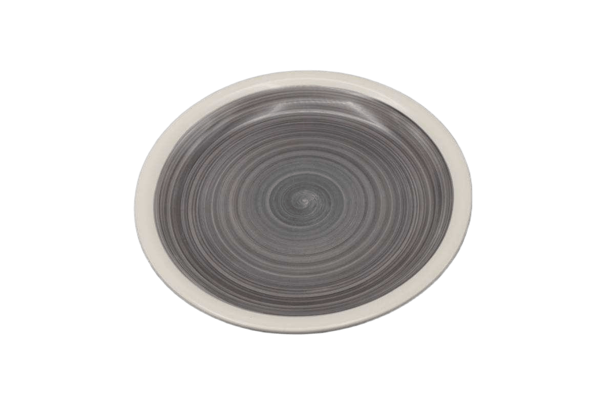 Plate Ass Port Gray 27cm