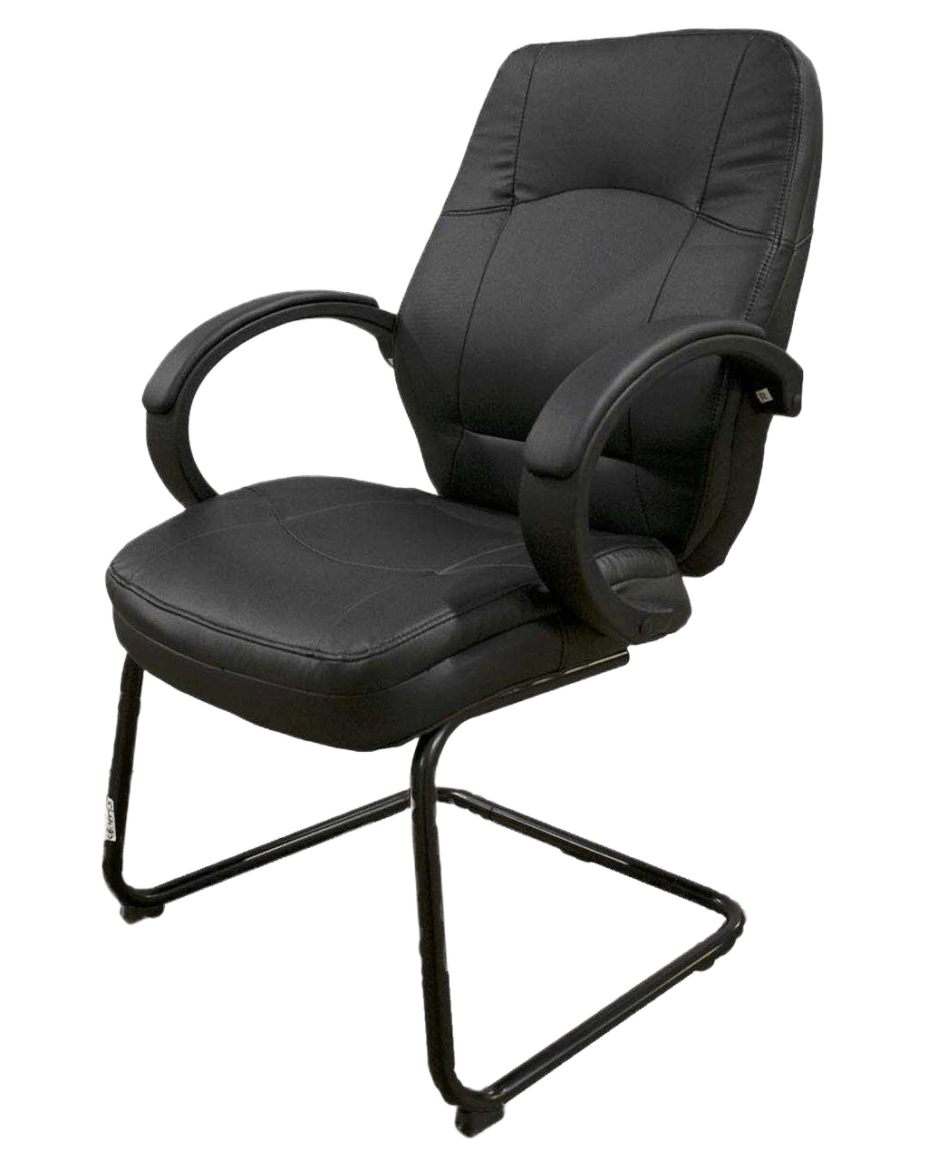 Visitor Armchair Pu Col Bblack