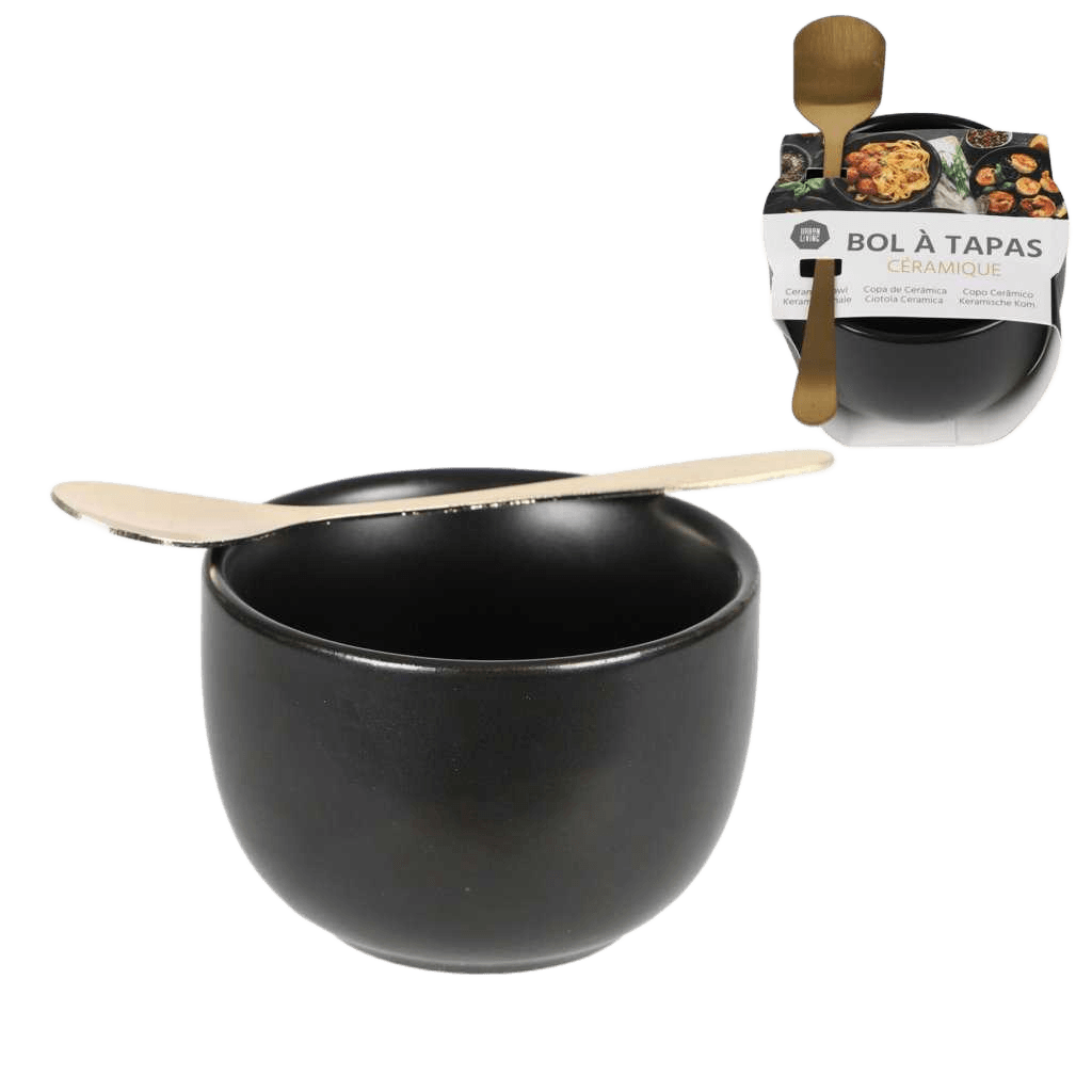 Tapas Pot Ceramique - Ceramic With Spoon D8cm X H5,5cm