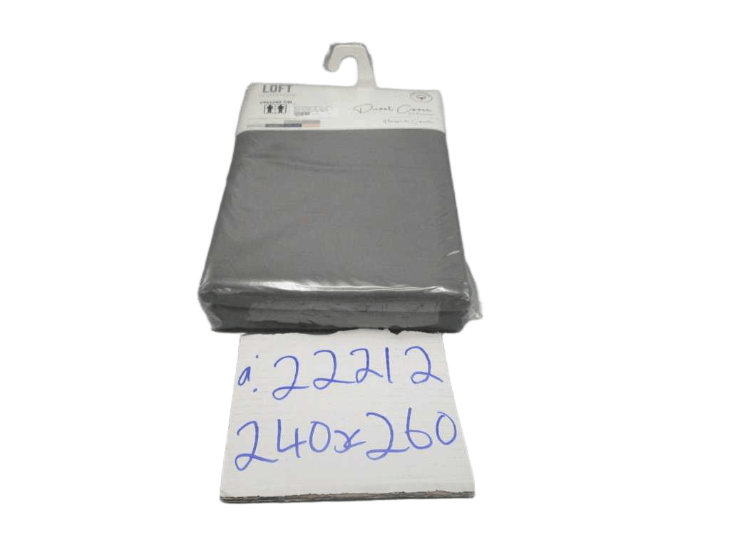Duvet Cover Plain Col ( 100 % Coton 57 Fils 30 X 30 - 78 X 60 ) 103 Grs/M², Packed In Pvc Bag With Hanger And Insert Card