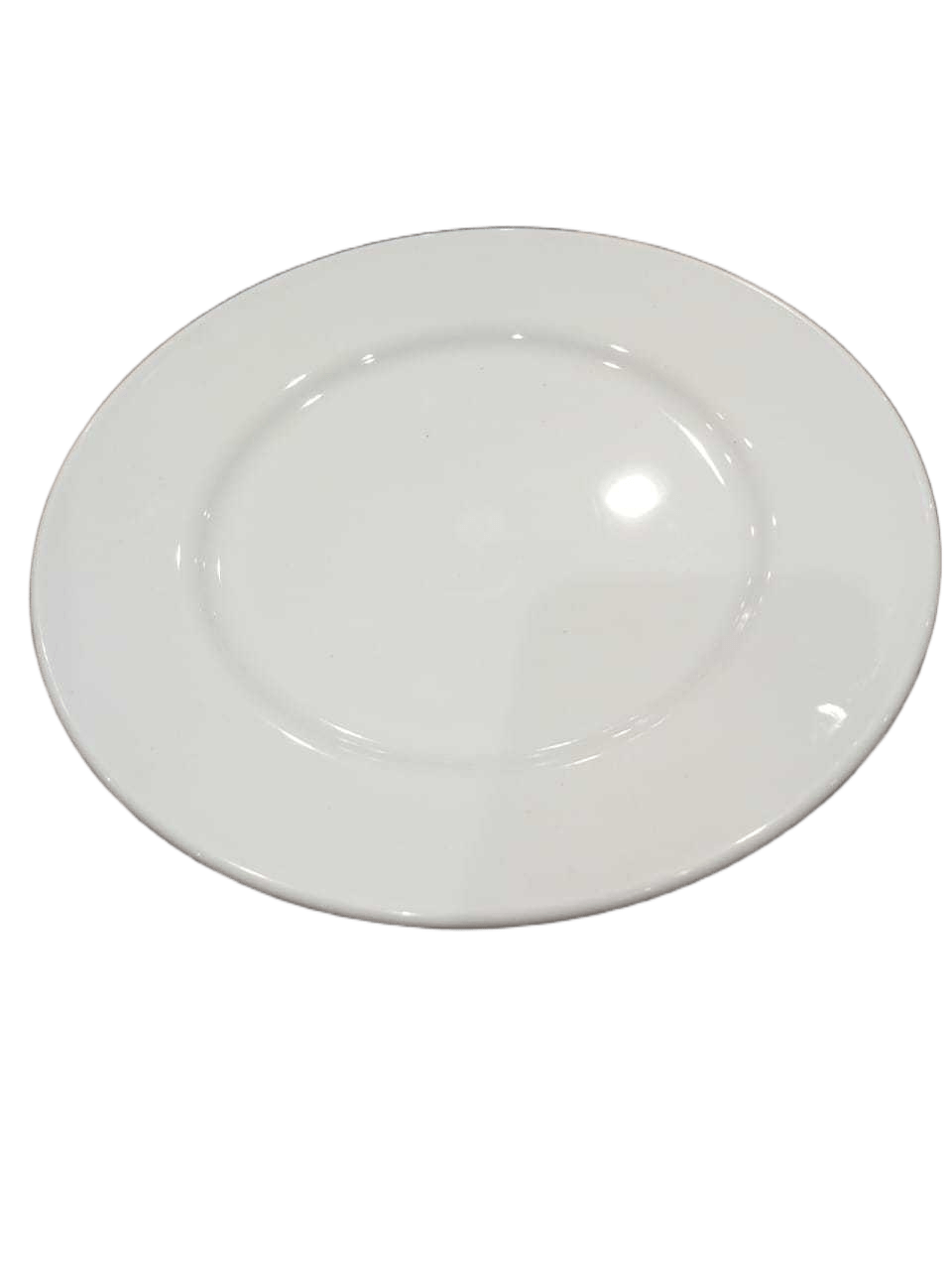 Plate White Plain Polycarbon 25 Cm 25 25 Cm