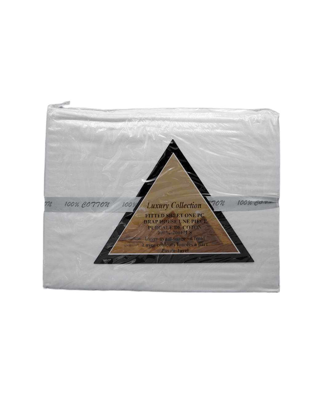 Fitted Sheet 140*190+20 White 100% Coton, T205, 133+72