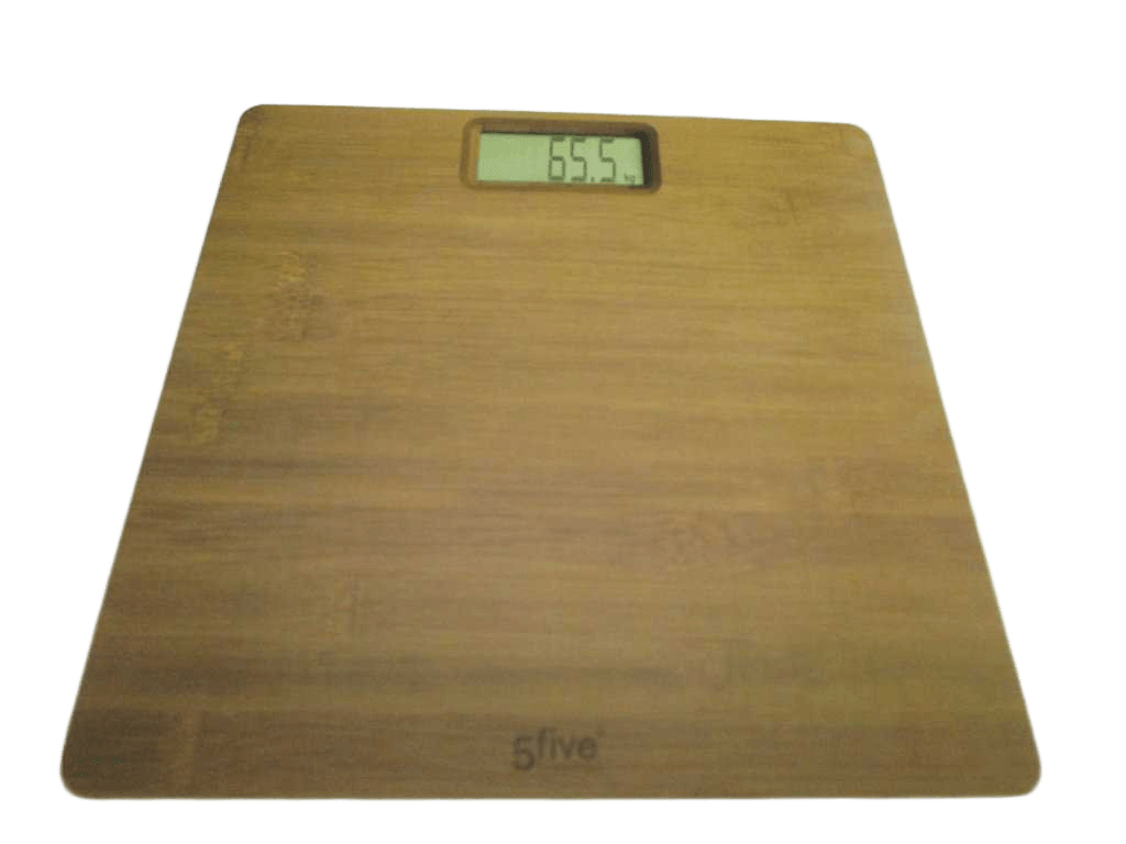Bathroom Scale Bamboo
