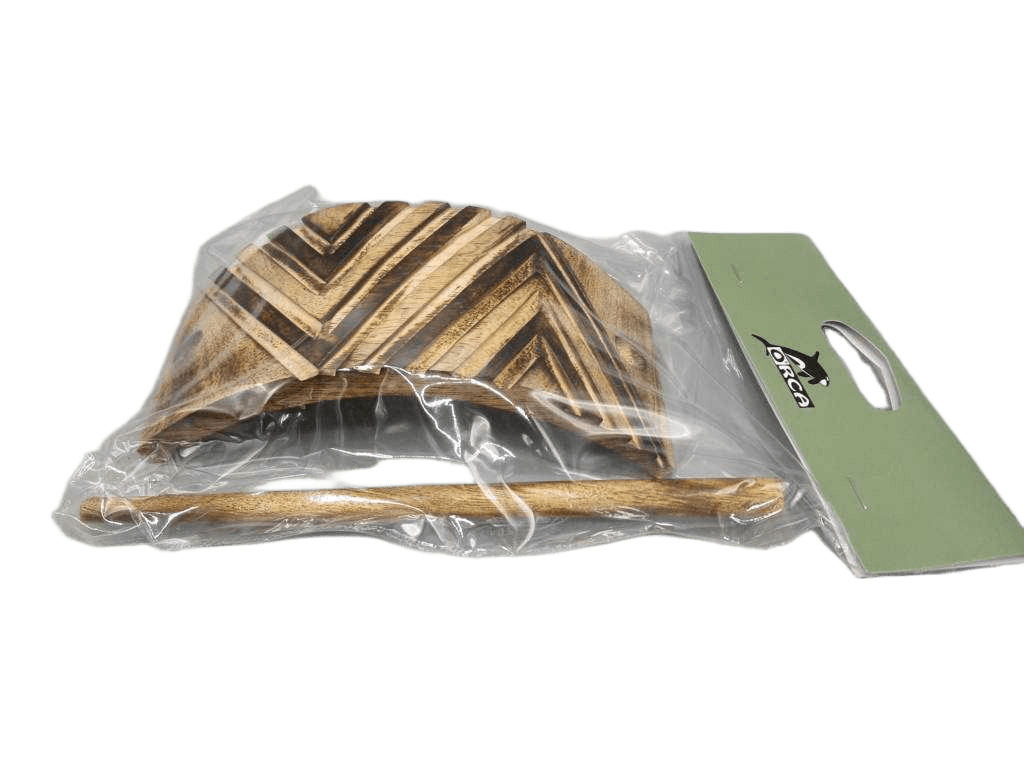 Curtain Tie Wood Rectangular Embrasse Each Pc In Pvc And Headed
