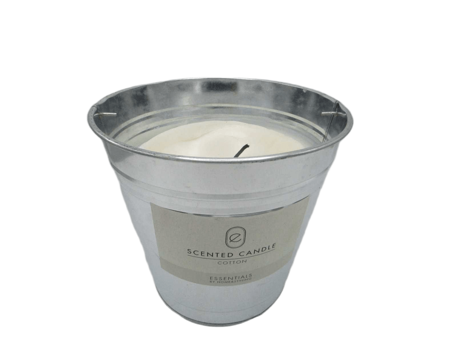 Candle Wax Scented In Tin Bucket