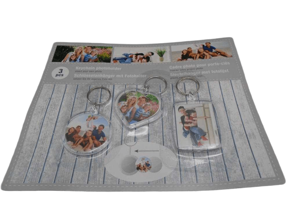 Keychain Photoholder Pl 3pcs