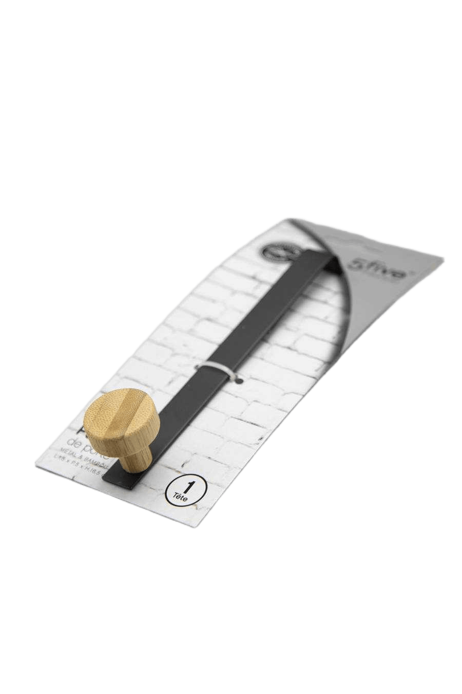Hook Mtl / Bamboo 1 Black Head 1cl=