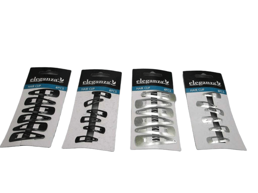 Hair Clip Set Of 6pcs 6ass 1cl=