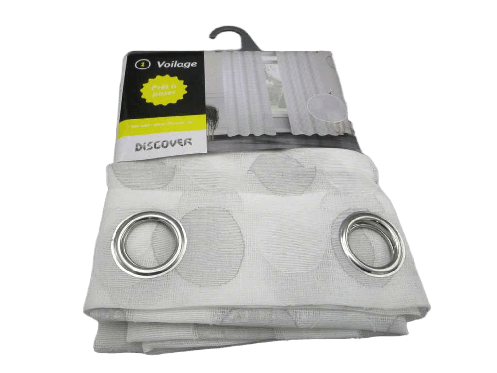 Curtain 140x270 Cm 8 Rings 100% Polyester