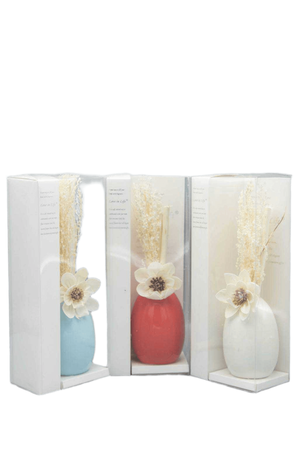 Diffuser Aroma Pvc Pack, 30ml Fragrance Vanilla/Jasmine/Lavender/Rose/Ocean/Coconut Assortedblack White Blue Red