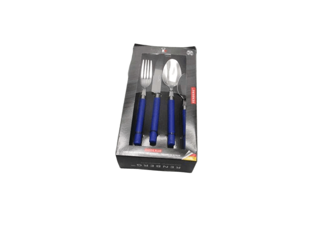 Cutlery Set Stainless Steel (6 Dinner Spoon / 6 Dinner Fork / 6 Dinner Knife / 6 Tea Spoon)