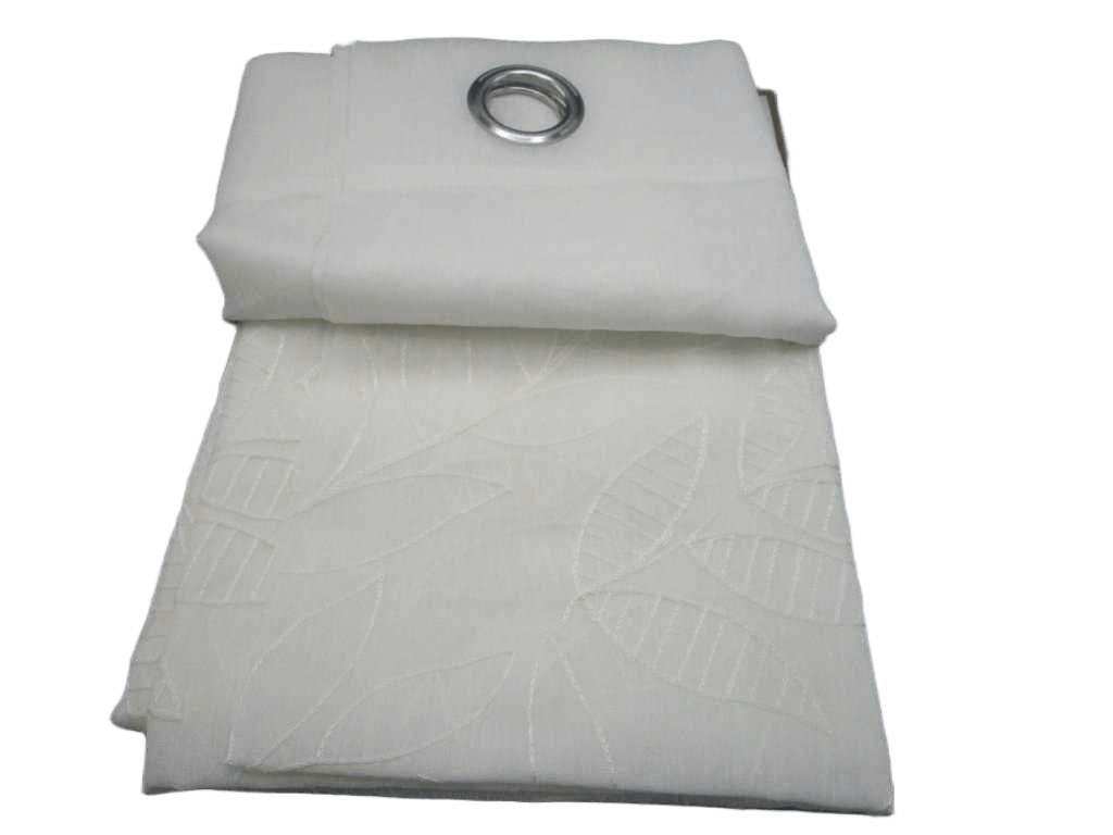 Curtain 140x280 Cm 100% Polyester 8 Ring 70gsm With Packing Hanger