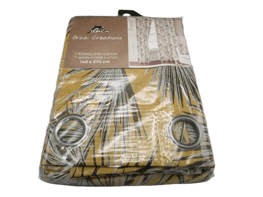Curtain Jacquard 140 X 270 Cm - 8 Rings - 100 % Polyester 310 Gsm