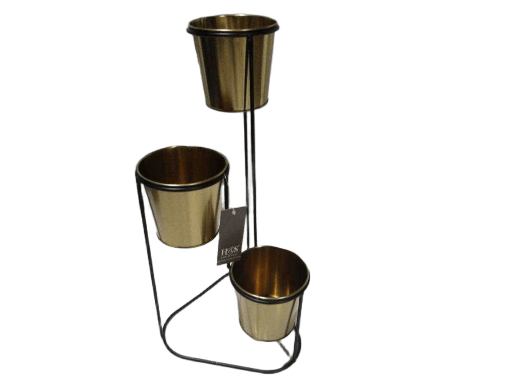 Flowerpot On Stand 3 Pots 1cl=