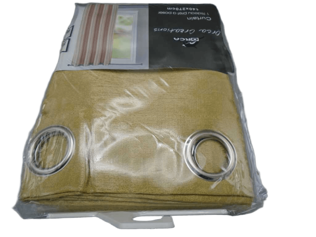 Curtain Jacquard Blackout 140 X 270 Cm - 8 Rings Polyester