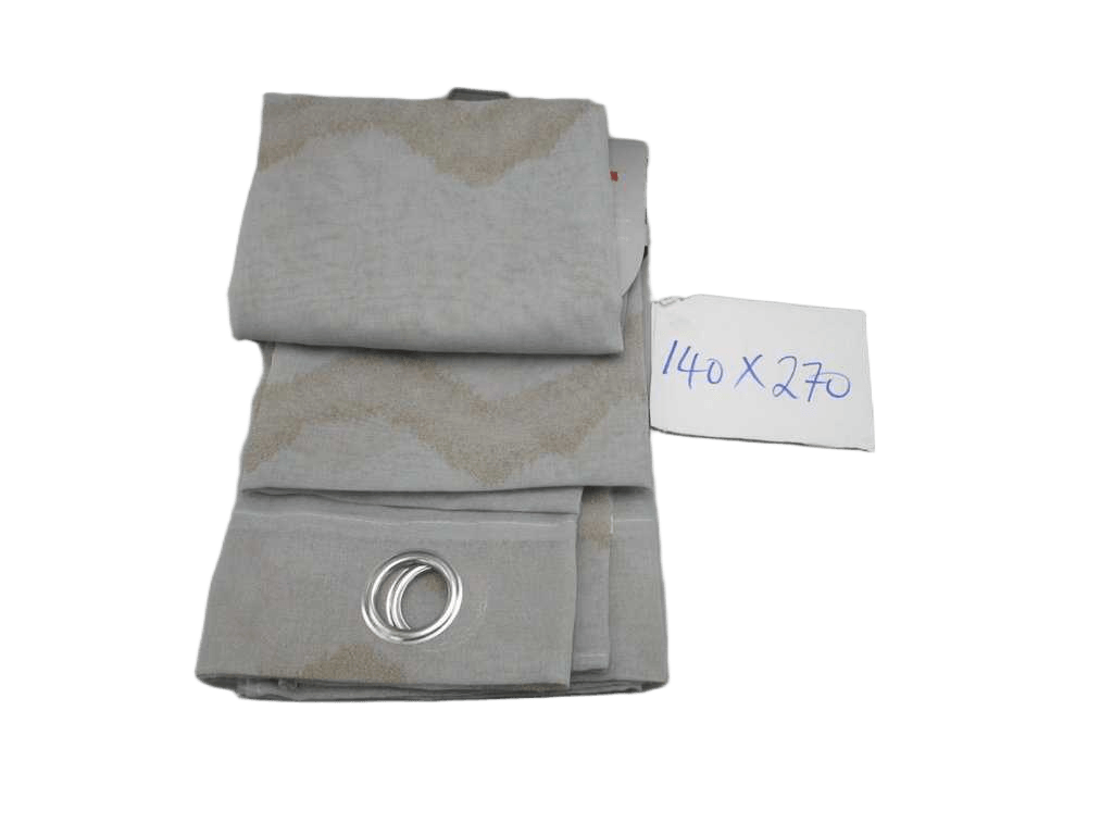 Curtain 250*270, Doly 8 Rings Silver 80gsm14 Grey