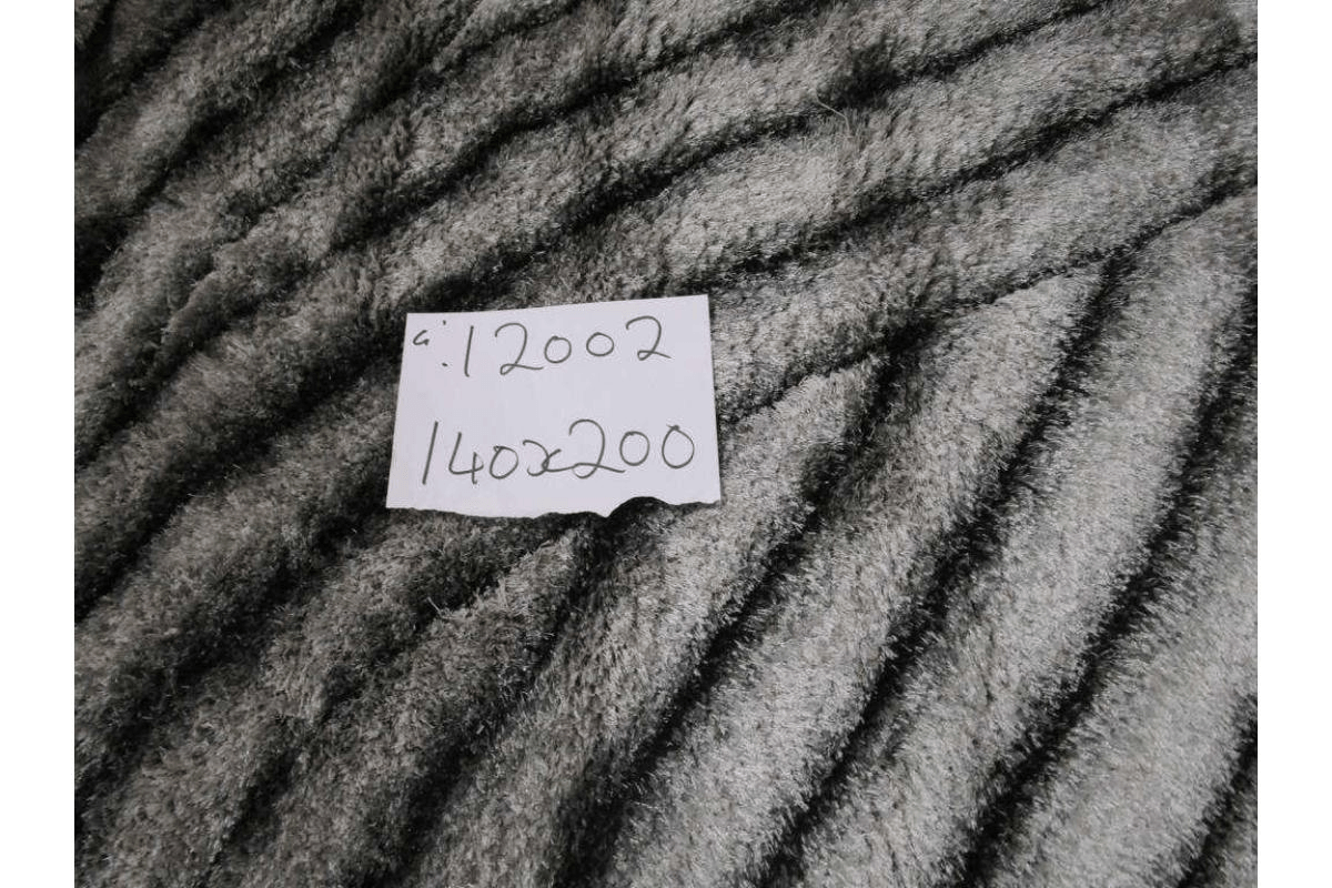 Carpet Polyester Soft & Silk Shaggy 3d Grey