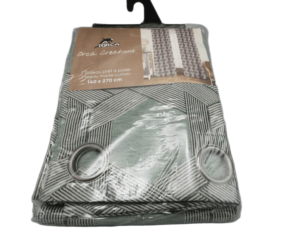 Curtain Jacquard 140 X 270 Cm - 8 Rings - 100 % Polyester 310 Gsm