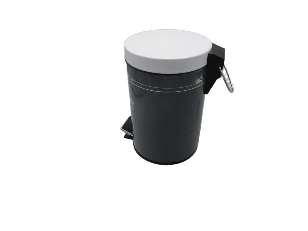 Dustbin 3 L Printed Metal Vintage