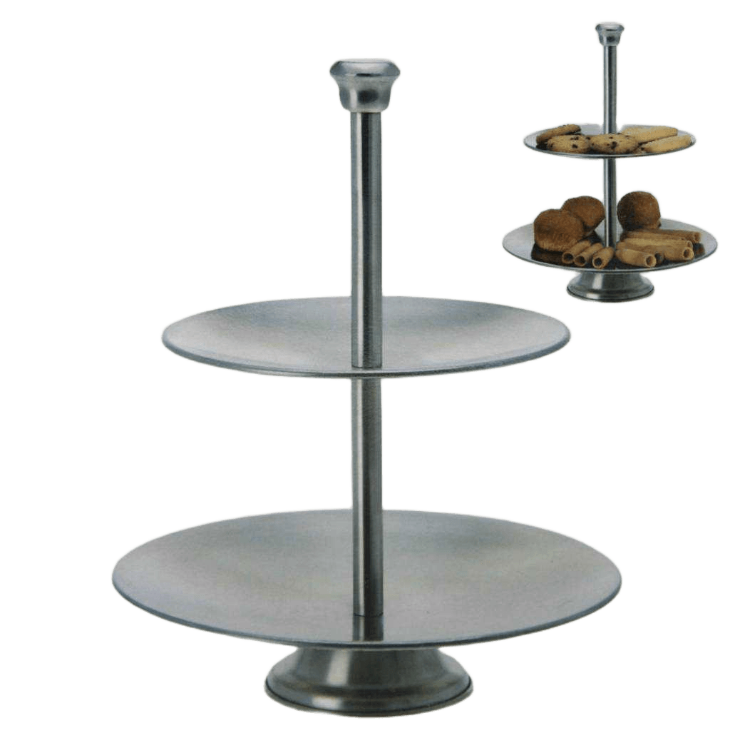 Food Stand 2 Layers Stainless