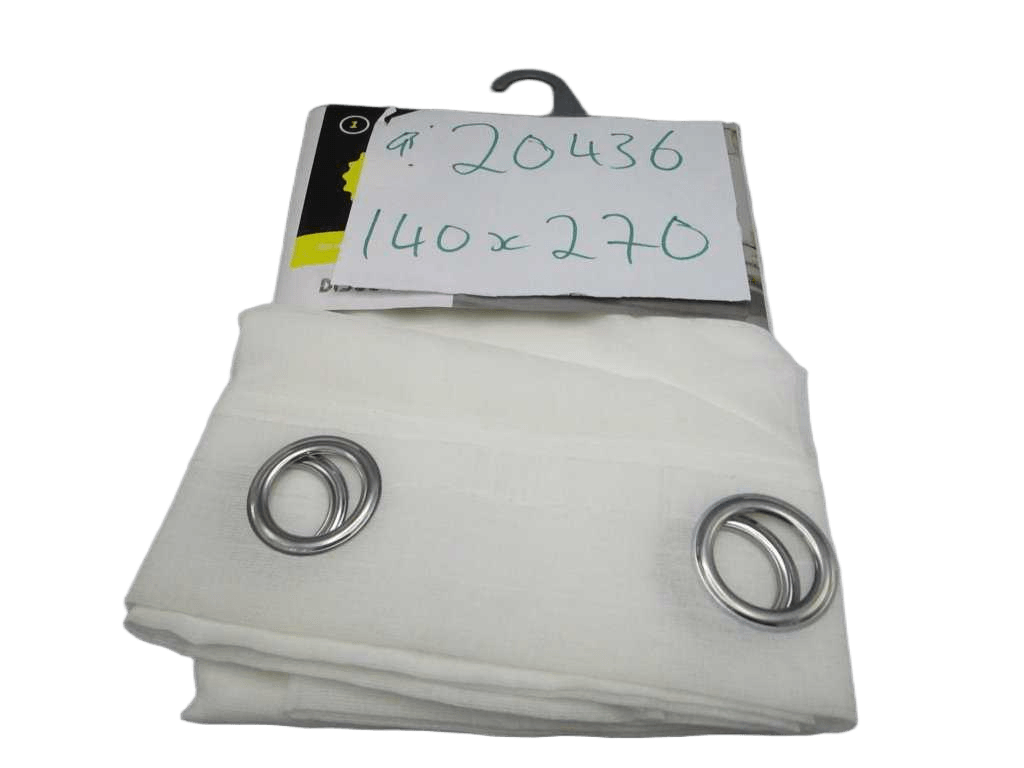 Curtain 14 Rings Cm 100% Polyester Gsm 90 Gr