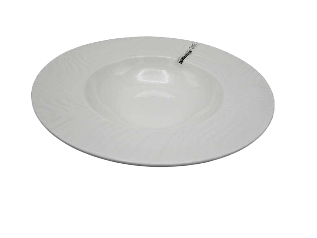 Plate 9.75" Pasta D:25x5.7 White