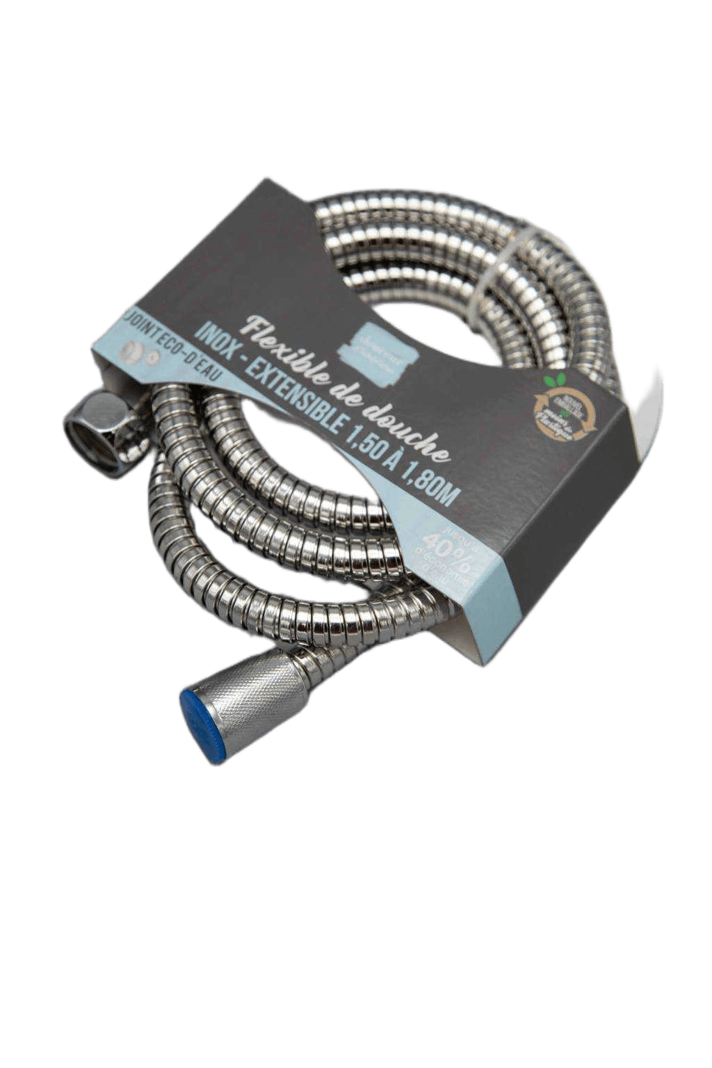 Shower Hose Extendable 1.5 To 1.8 M Inox Hydro Chrome